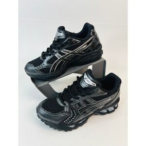 Asics Gel-Kayano 14 Running Shoes Black Silver 1201A019 Women's 8.5 Men's 6